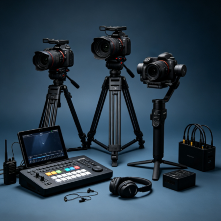 Small Team Multi-Camera On-Site Video Recording and Filming Coordination Solution